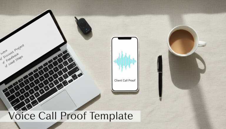 Voice Call Proof: Client Win Template + Tips