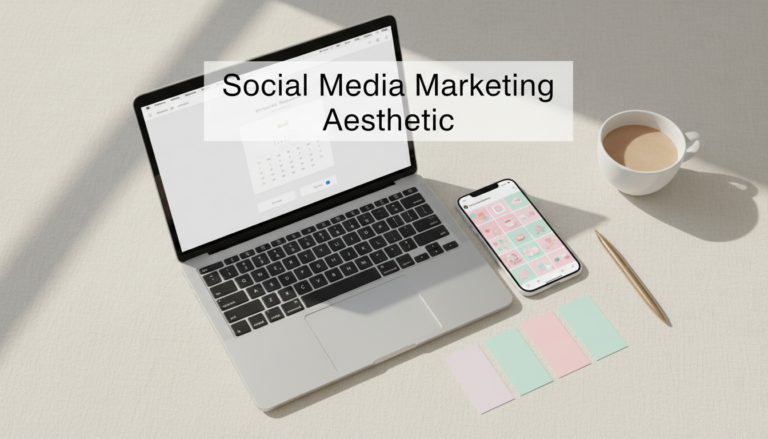 Chic Social Media Marketing Aesthetic Tips + Templates