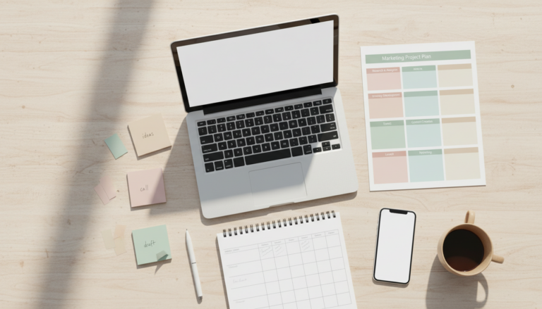 Step-by-Step Marketing Project Plan Template