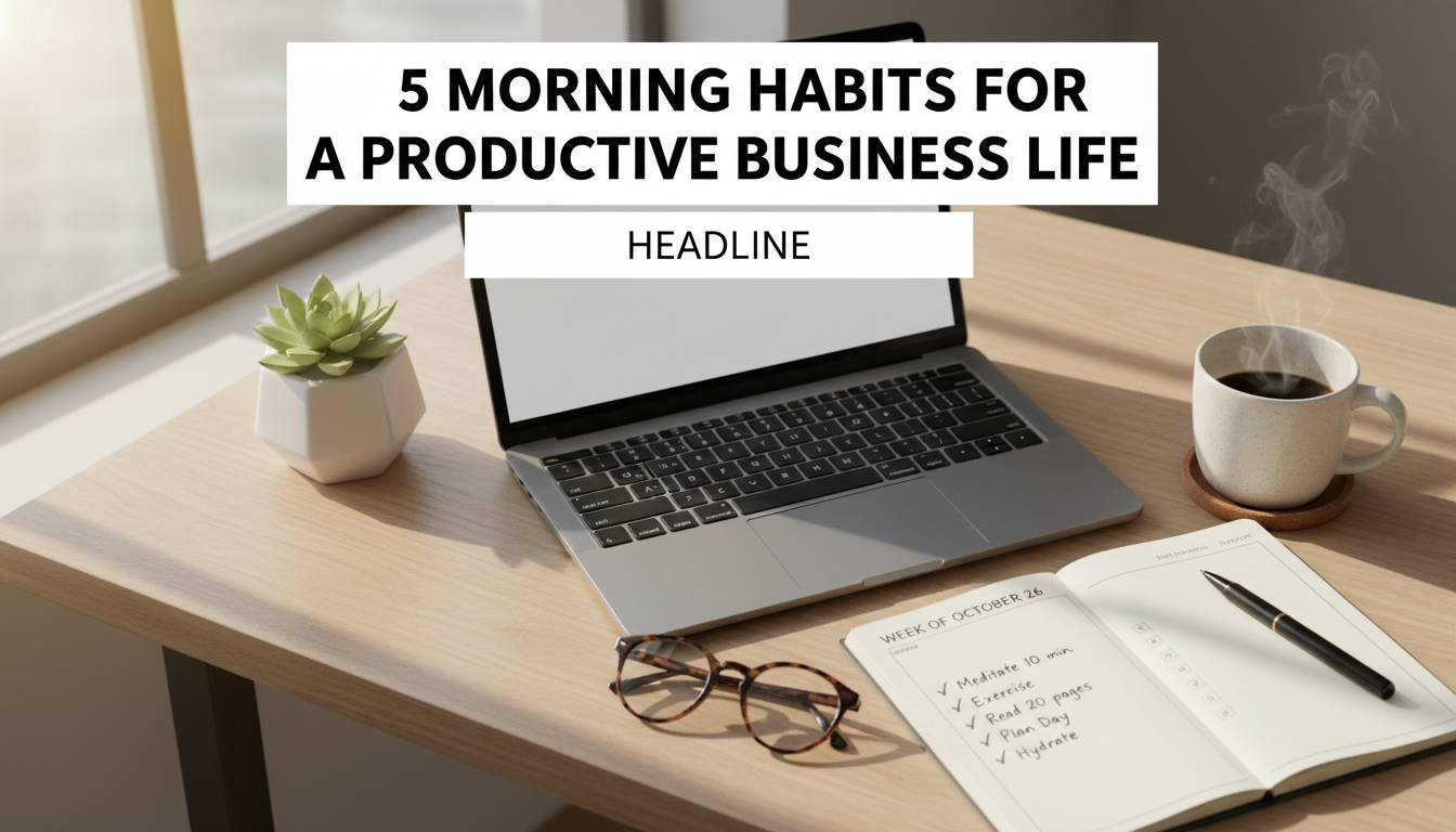 5 Morning Habits for a Productive Business Life