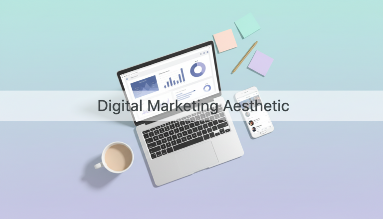 Digital Marketing Aesthetic: Minimal, Modern Vibes