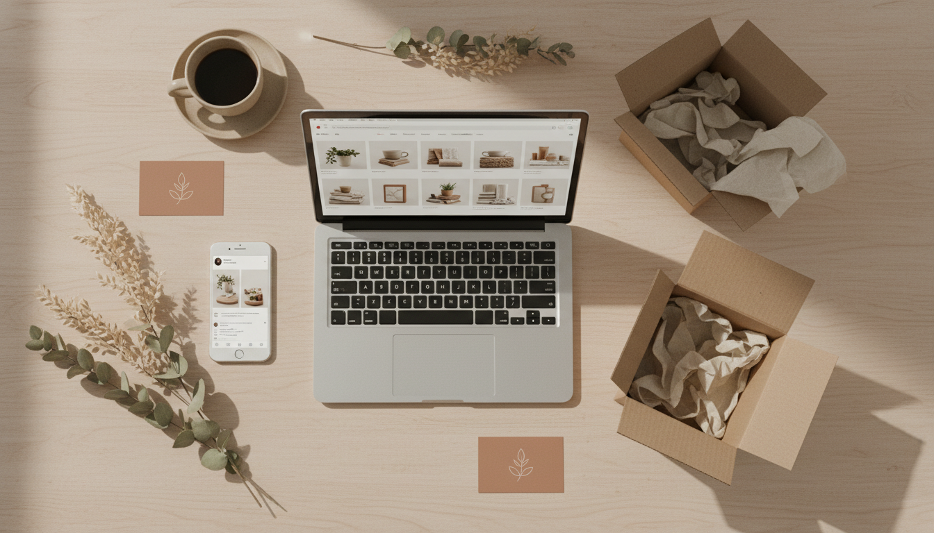 E-Commerce Aesthetic: Clean, Modern Shop Vibes