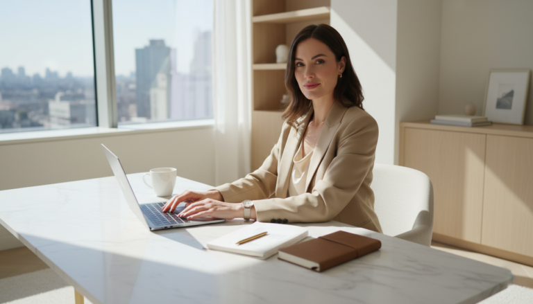 Successful Business Woman Morning Routine Checklist
