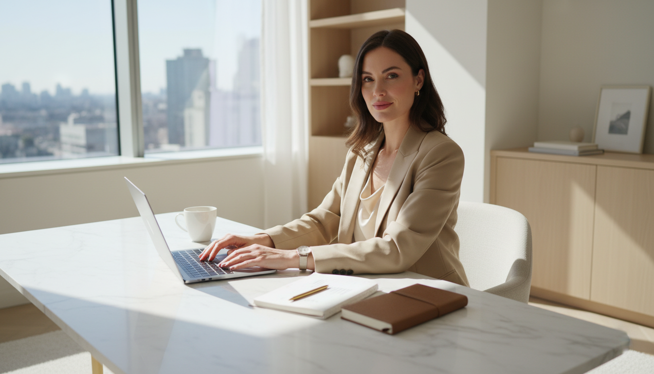 Successful Business Woman Morning Routine Checklist