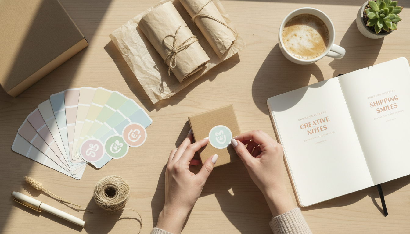 Friendly Branding Guide: Soft Colors, Round Icons, Warm Tone